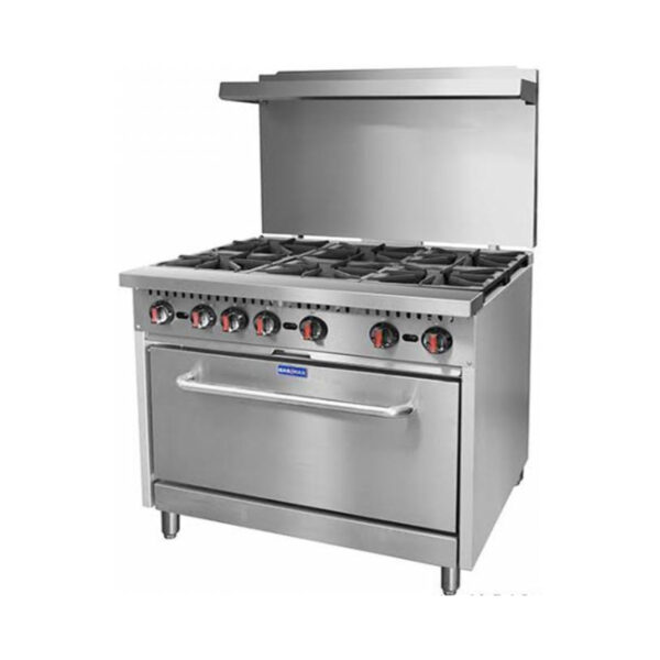 STOVE 6 BURNER LOW PRESSURE WITH OVEN