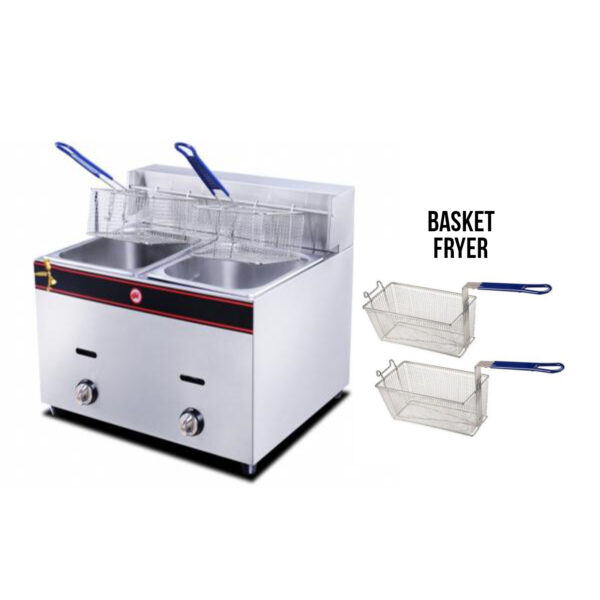 DOUBLE DEEP FRYER ELECTRIC PORTABLE
