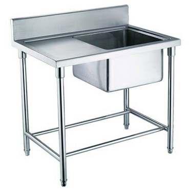 SINGLE SINK WITH TABLE